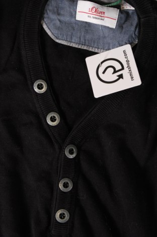 Мъжки пуловер S.Oliver, Размер M, Цвят Черен, Цена 15,98 лв.