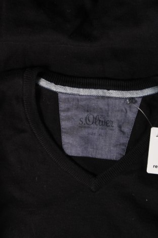 Ανδρικό πουλόβερ S.Oliver, Μέγεθος XL, Χρώμα Μαύρο, Τιμή 8,41 €