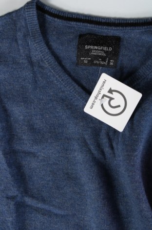 Pánsky sveter  Springfield, Veľkosť S, Farba Modrá, Cena  15,88 €