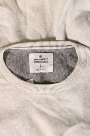 Pánsky sveter  Springfield, Veľkosť L, Farba Sivá, Cena  7,71 €
