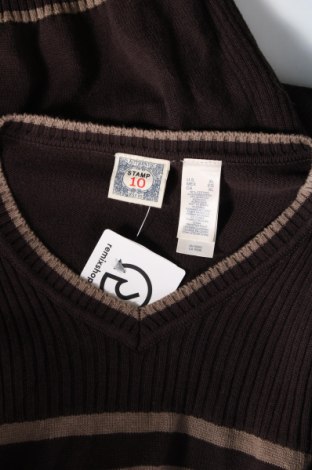 Męski sweter Stamp 10, Rozmiar XL, Kolor Brązowy, Cena 43,60 zł