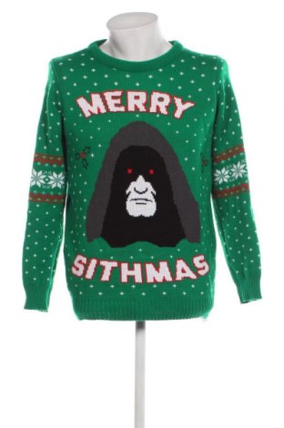 Мъжки пуловер Star Wars, Размер L, Цвят Зелен, Цена 34,00 лв.