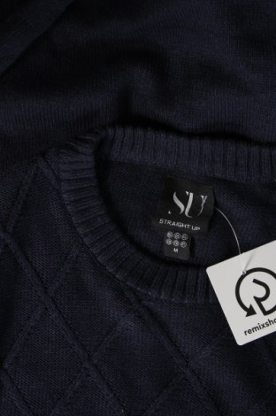 Ανδρικό πουλόβερ Su, Μέγεθος M, Χρώμα Μπλέ, Τιμή 9,51 €