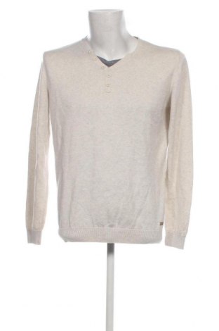 Ανδρικό πουλόβερ Tom Tailor, Μέγεθος L, Χρώμα  Μπέζ, Τιμή 12,41 €
