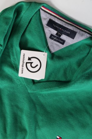 Pulover de bărbați Tommy Hilfiger, Mărime L, Culoare Verde, Preț 183,16 Lei