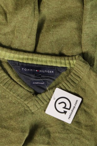 Pulover de bărbați Tommy Hilfiger, Mărime L, Culoare Verde, Preț 230,53 Lei