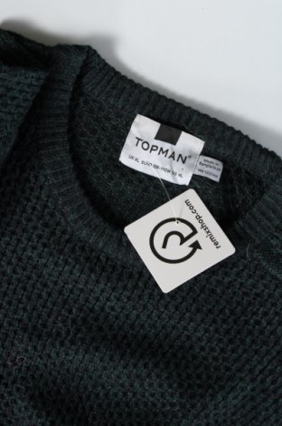 Ανδρικό πουλόβερ Topman, Μέγεθος XL, Χρώμα Πράσινο, Τιμή 8,41 €