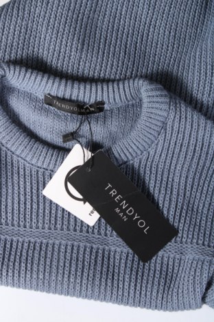 Мъжки пуловер Trendyol, Размер S, Цвят Син, Цена 30,80 лв.