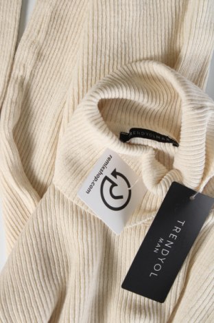 Ανδρικό πουλόβερ Trendyol, Μέγεθος L, Χρώμα  Μπέζ, Τιμή 15,88 €