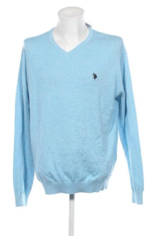 Мъжки пуловер U.S. Polo Assn., Размер 3XL, Цвят Син, Цена 62,00 лв.
