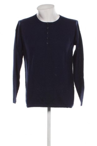 Мъжки пуловер United Colors Of Benetton, Размер M, Цвят Син, Цена 25,41 лв.