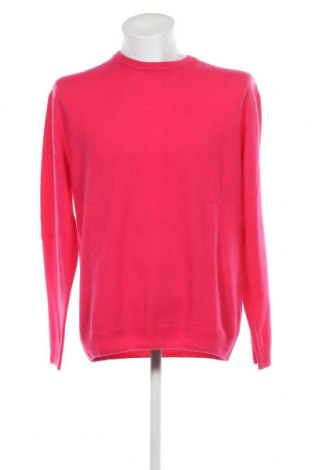 Męski sweter United Colors Of Benetton, Rozmiar XL, Kolor Różowy, Cena 205,24 zł