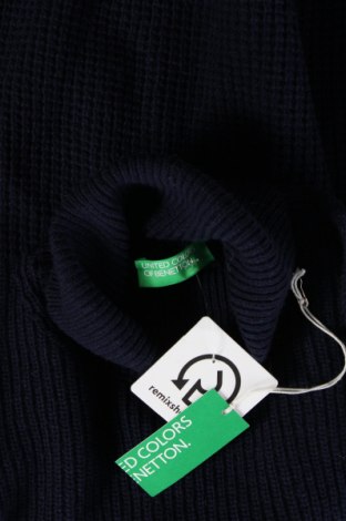 Мъжки пуловер United Colors Of Benetton, Размер XS, Цвят Син, Цена 25,41 лв.