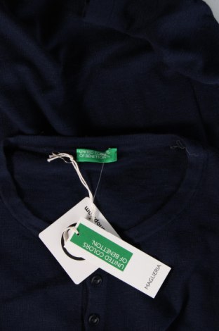 Мъжки пуловер United Colors Of Benetton, Размер S, Цвят Син, Цена 30,80 лв.