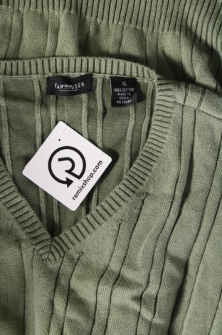 Мъжки пуловер Van Heusen, Размер XL, Цвят Зелен, Цена 13,63 лв.