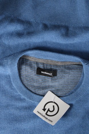 Ανδρικό πουλόβερ Walbusch, Μέγεθος L, Χρώμα Μπλέ, Τιμή 22,24 €
