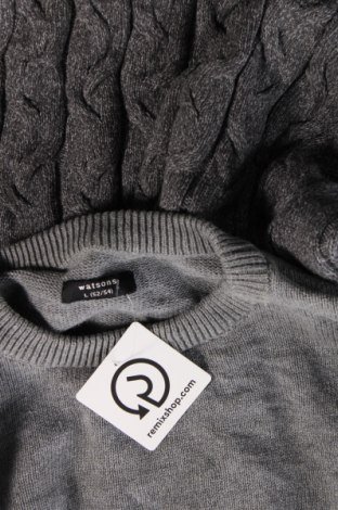 Мъжки пуловер Watson's, Размер L, Цвят Сив, Цена 13,60 лв.