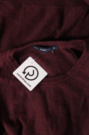 Ανδρικό πουλόβερ Zara, Μέγεθος L, Χρώμα Κόκκινο, Τιμή 9,90 €