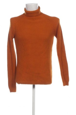 Мъжки пуловер Zara, Размер M, Цвят Оранжев, Цена 20,80 лв.