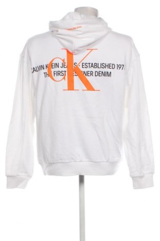 Férfi sweatshirt Calvin Klein Jeans, Méret L, Szín Fehér, Ár 26 638 Ft