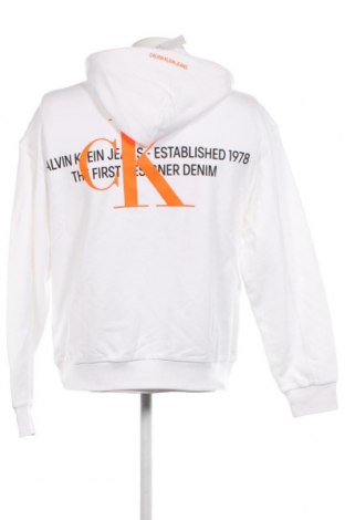 Herren Sweatshirt Calvin Klein Jeans, Größe L, Farbe Weiß, Preis 43,30 €