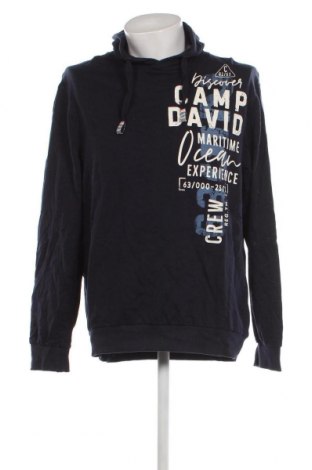 Ανδρικό φούτερ Camp David, Μέγεθος XL, Χρώμα Μπλέ, Τιμή 34,02 €