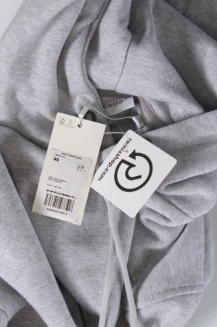 Herren Sweatshirt Celio, Größe XS, Farbe Grau, Preis € 6,88