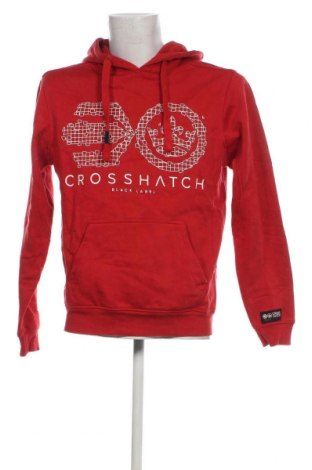 Herren Sweatshirt Crosshatch, Größe L, Farbe Rot, Preis 22,25 €