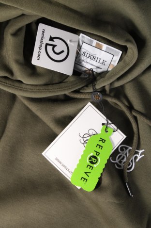 Hanorac de bărbați SikSilk, Mărime XS, Culoare Verde, Preț 305,92 Lei