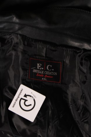 Ανδρικό δερμάτινο μπουφάν, Μέγεθος XXL, Χρώμα Μαύρο, Τιμή 30,31 €