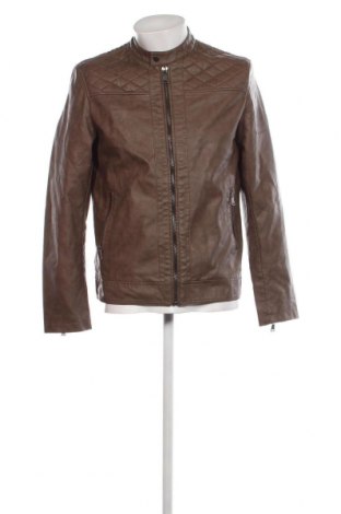 Pánska kožená bunda , Veľkosť L, Farba Hnedá, Cena  22,22 €
