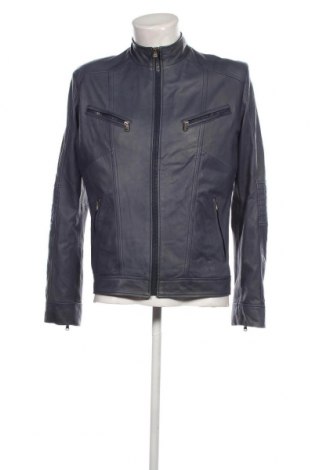 Pánska kožená bunda , Veľkosť S, Farba Modrá, Cena  57,64 €