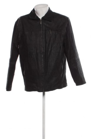Ανδρικό δερμάτινο μπουφάν, Μέγεθος XL, Χρώμα Μαύρο, Τιμή 48,32 €