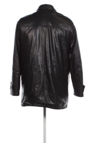 Ανδρικό δερμάτινο μπουφάν, Μέγεθος XL, Χρώμα Μαύρο, Τιμή 35,08 €