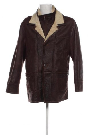 Pánska kožená bunda , Veľkosť L, Farba Hnedá, Cena  47,32 €