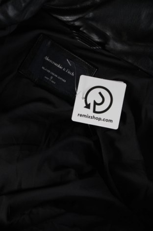 Geacă de piele pentru bărbati Abercrombie & Fitch, Mărime S, Culoare Negru, Preț 199,84 Lei