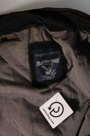 Ανδρικό δερμάτινο μπουφάν Angelo Litrico, Μέγεθος XL, Χρώμα Καφέ, Τιμή 31,77 €