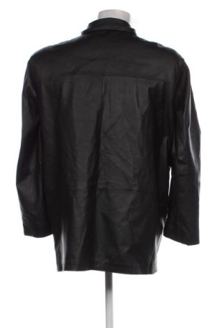 Ανδρικό δερμάτινο μπουφάν Auluna, Μέγεθος L, Χρώμα Μαύρο, Τιμή 19,88 €