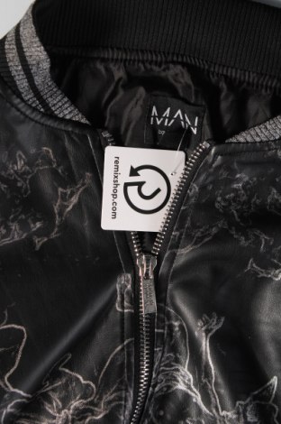 Pánska kožená bunda  Boohoo, Veľkosť XL, Farba Čierna, Cena  21,67 €