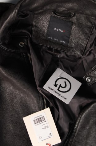 Pánska kožená bunda  Celio, Veľkosť XL, Farba Hnedá, Cena  40,72 €