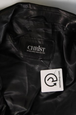 Pánska kožená bunda  Christ, Veľkosť L, Farba Čierna, Cena  82,67 €