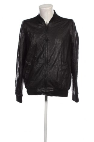 Pánska kožená bunda  Clockhouse, Veľkosť XL, Farba Čierna, Cena  22,22 €