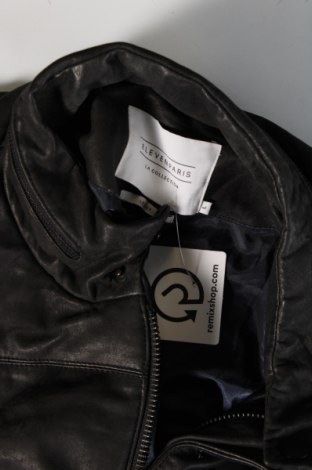 Ανδρικό δερμάτινο μπουφάν Eleven Paris, Μέγεθος L, Χρώμα Μαύρο, Τιμή 118,24 €