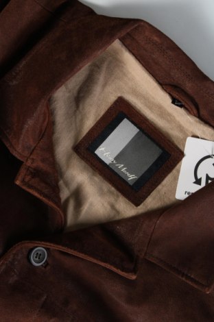Ανδρικό δερμάτινο μπουφάν Henry Morell, Μέγεθος XL, Χρώμα Καφέ, Τιμή 66,19 €