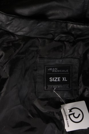 Ανδρικό δερμάτινο μπουφάν Jean Pascale, Μέγεθος XL, Χρώμα Μαύρο, Τιμή 30,31 €