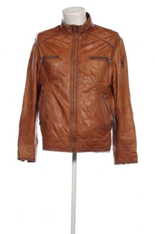 Pánska kožená bunda  Milestone, Veľkosť L, Farba Hnedá, Cena  128,14 €