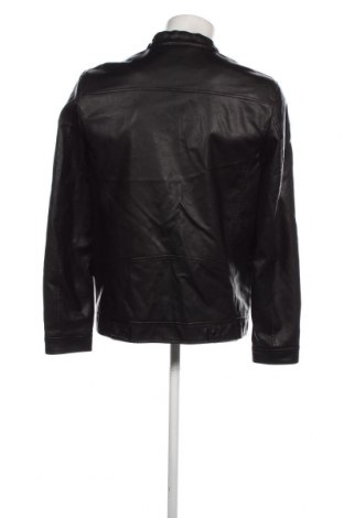 Ανδρικό δερμάτινο μπουφάν Oviesse, Μέγεθος M, Χρώμα Μαύρο, Τιμή 36,65 €
