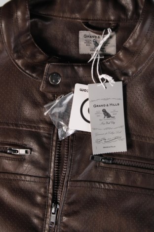 Pánska kožená bunda  Oviesse, Veľkosť XL, Farba Hnedá, Cena  28,50 €