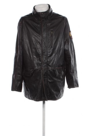 Ανδρικό δερμάτινο μπουφάν Strellson, Μέγεθος XL, Χρώμα Μαύρο, Τιμή 118,82 €