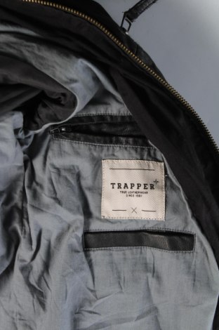 Herren Lederjacke Trapper, Größe L, Farbe Schwarz, Preis 79,61 €